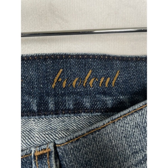 Seven 7 For All Mankind Bootcut Low Rise Jeans Women’s Size 28 Raw Hem​ - Picture 4 of 12